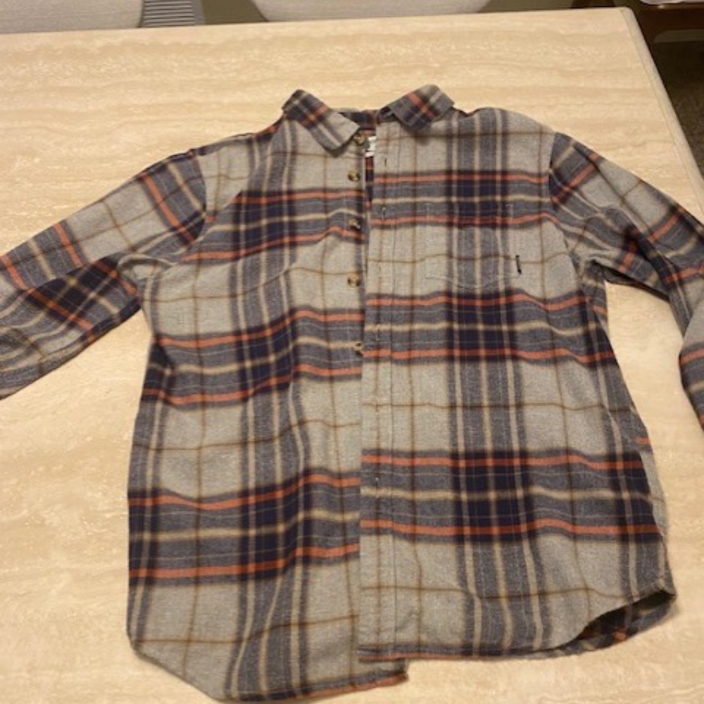 Billabong Flannel Long Sleeve Shirt Size large